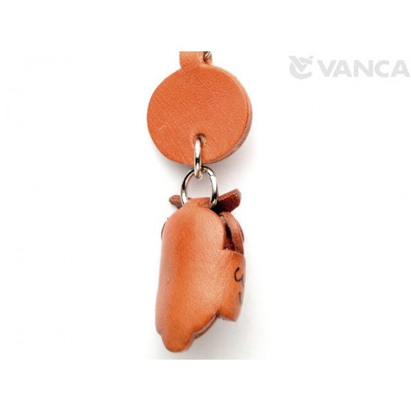 Owl Japanese Leather Cellularphone Charm Animal
