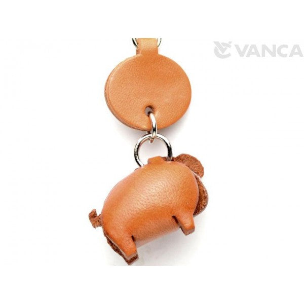 Pig Japanese Leather Cellularphone Charm Animal