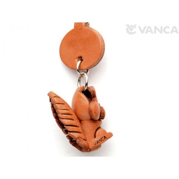 Squirrel Japanese Leather Cellularphone Charm Animal