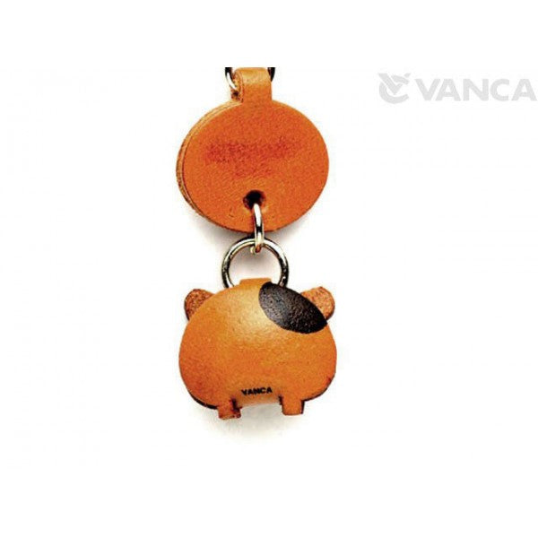 Cow Japanese Leather Cellularphone Charm Zodiac Mascot