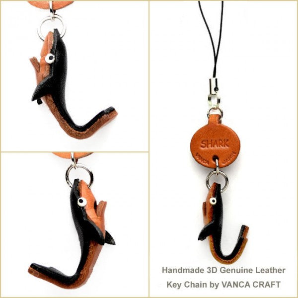 Shark Japanese Leather Cellularphone Charm Fish