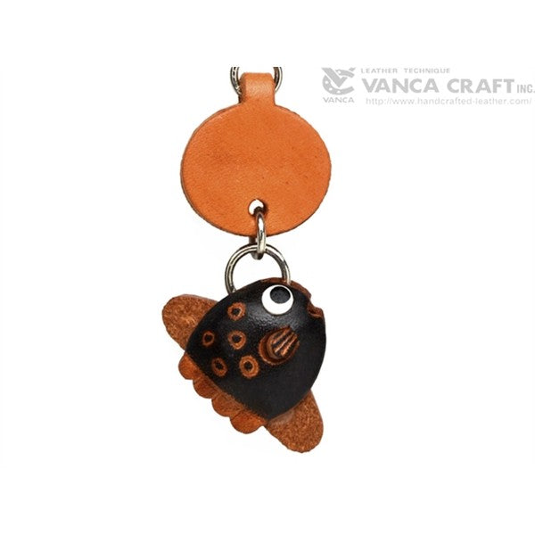 Sunfish Japanese Leather Cellularphone Charm Fish