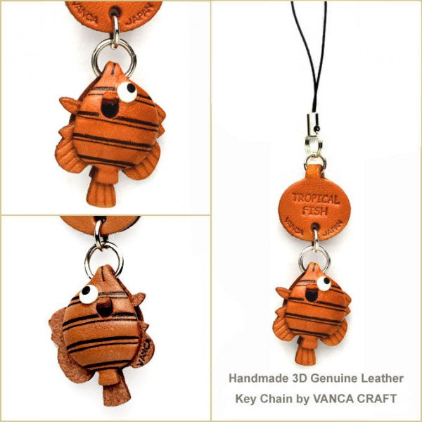 Tropical fish Japanese Leather Cellularphone Charm Fish