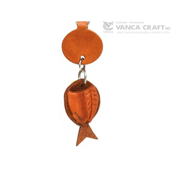 Dried fish Japanese Leather Cellularphone Charm Fish