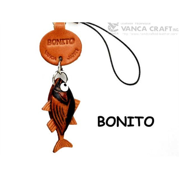 Bonito Japanese Leather Cellularphone Charm Fish