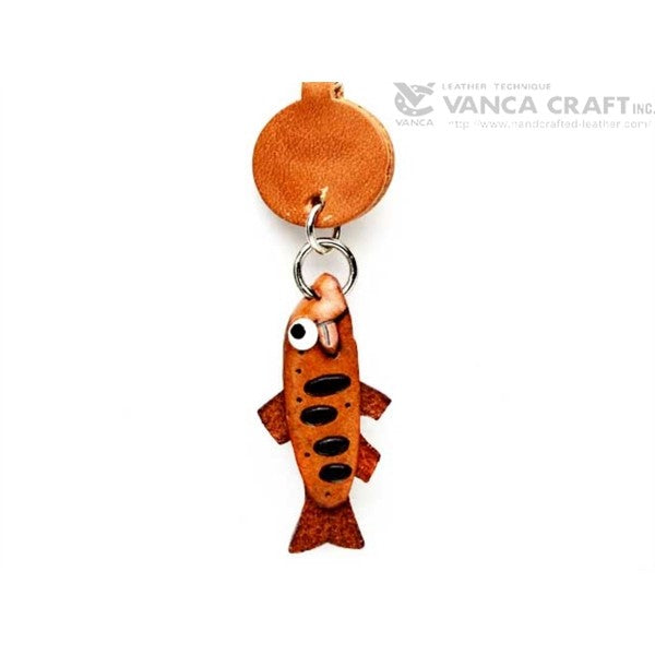 Trout Japanese Leather Cellularphone Charm Fish