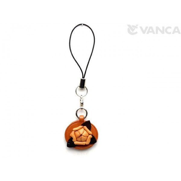 Rose Leather Flower Cellularphone Charm