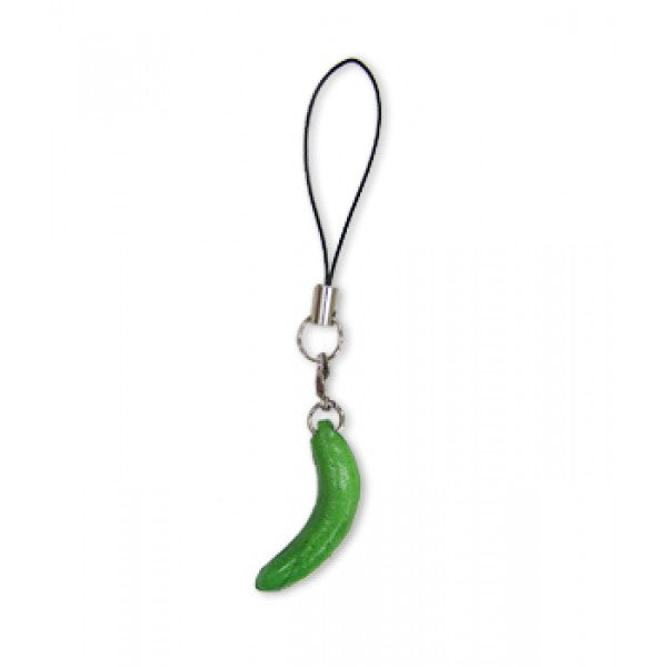 Cucumber Leather Cellularphone Charm Vegetables
