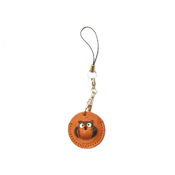 Owl Japanese Leather Cellularphone Charm Coin cases #46441