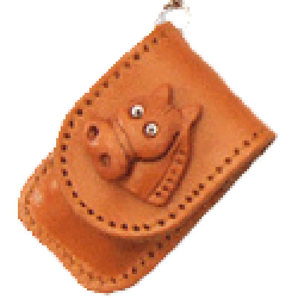 Horse Japanese Leather Cellularphone Charm Memo set