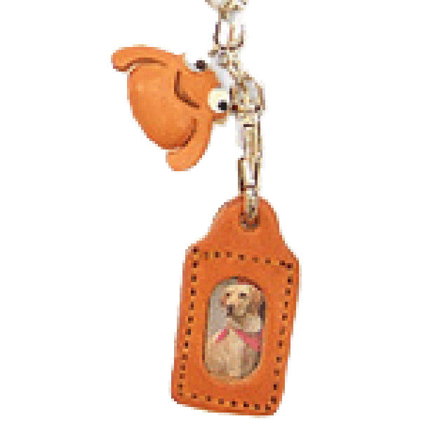Frog Japanese Leather Cellularphone Charm Picture Frame Square