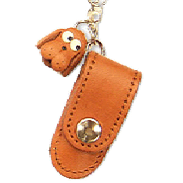 Dog Japanese Leather Cellularphone Charm Pencil case
