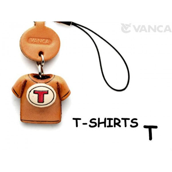 T(Red) Japanese Leather Cellularphone Charm T-shirt