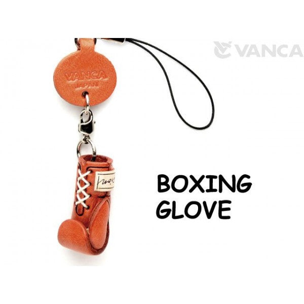 Boxing globe Japanese Leather Cellularphone Charm Goods