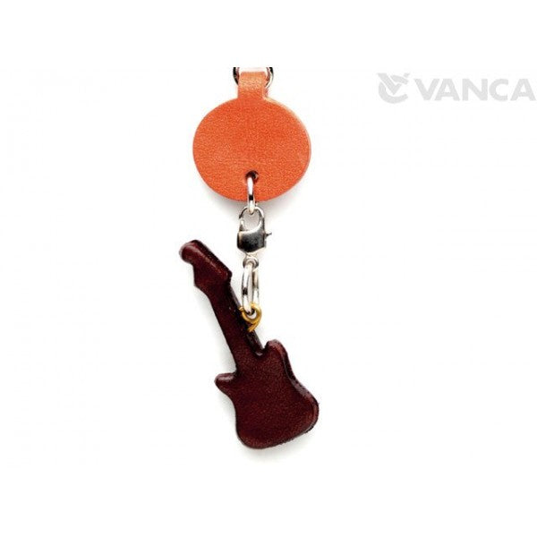 Electric Guitar Leather Cellularphone Charm