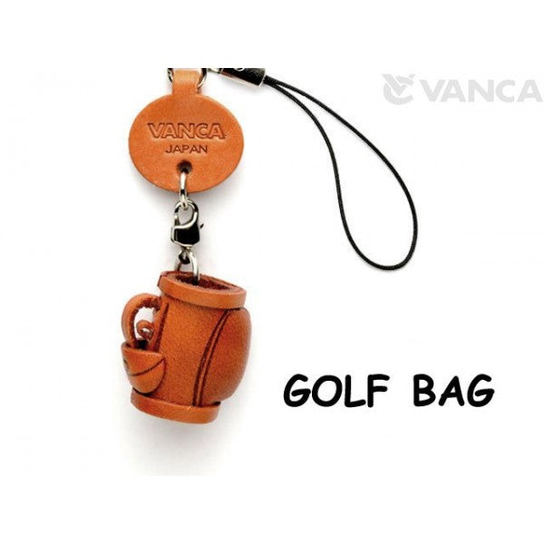 Golf bag Japanese Leather Cellularphone Charm Goods