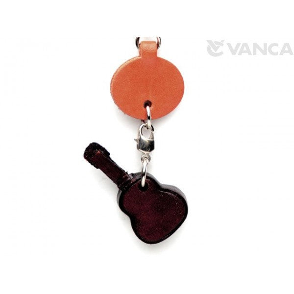 Guitar Leather Cellularphone Charm