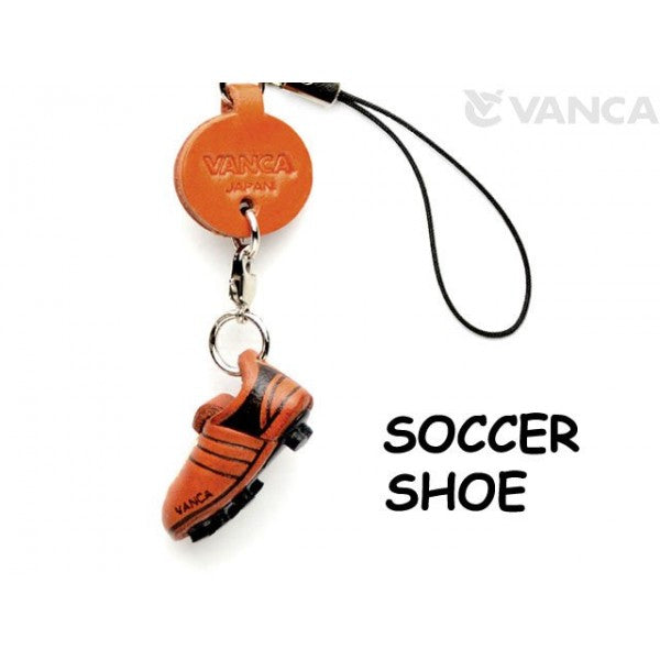 Soccer shoe Japanese Leather Cellularphone Charm Goods