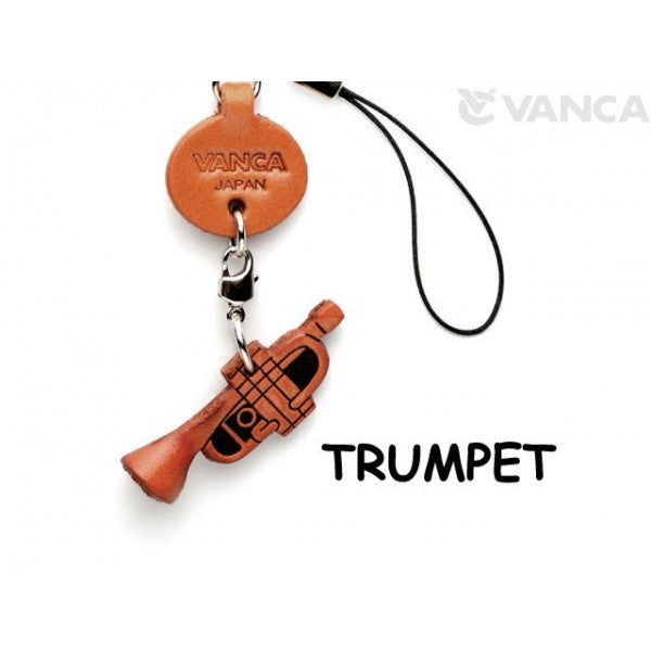 Trumpet Leather Cellularphone Charm