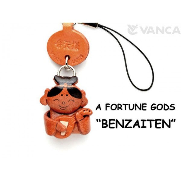 Benten God(Lady Justice) Leather Cellularphone Charm