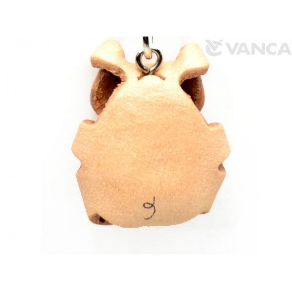 Pig C Leather Cellularphone Charm Alphabet