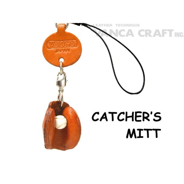 Catcher's mitt Japanese Leather Cellularphone Charm Goods
