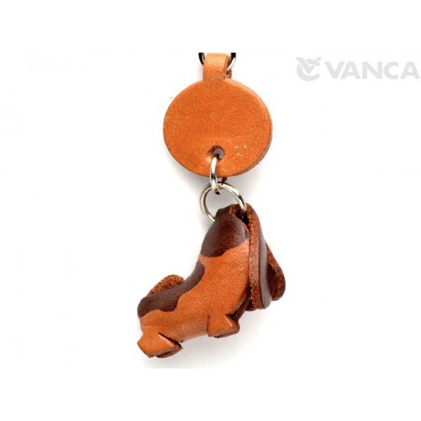 Basset Hound Leather Cellularphone Charm