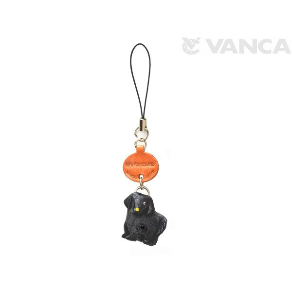 Newfoundland Leather Cellularphone Charm