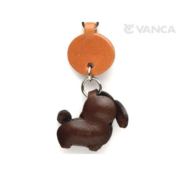 Toy Poodle Chocolate Brown Leather Cellularphone Charm #46786