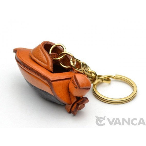 Motor Boat Leather Keychain(L)