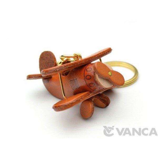 Propeller Airliner Leather Keychain(L)