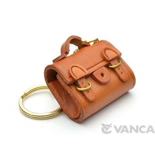 Buckles Bag Leather Keychain(L)