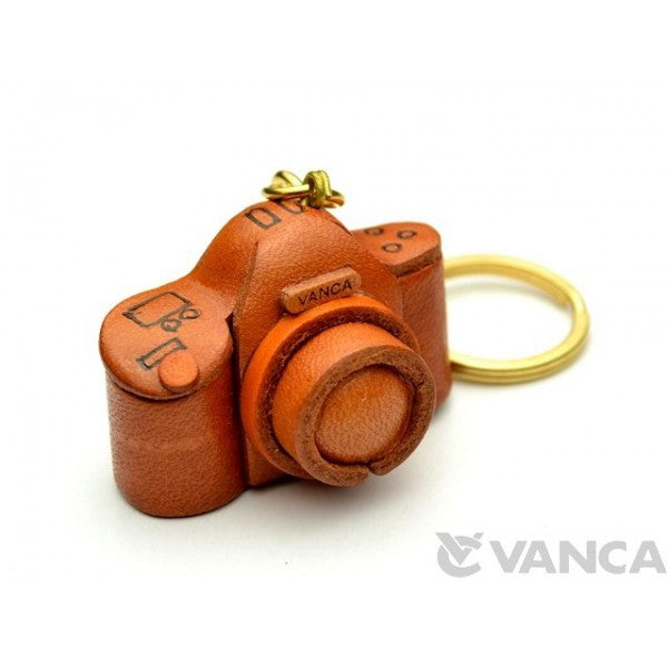 Camera Leather Keychain(L)