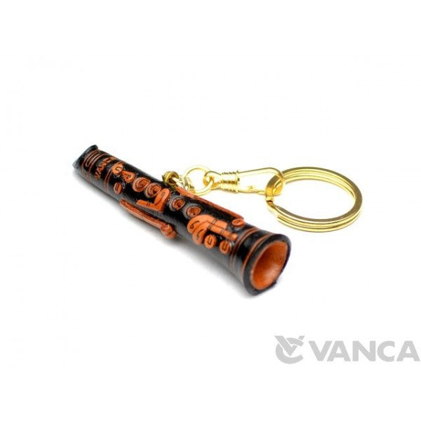 Clarinet Leather Keychain(L)