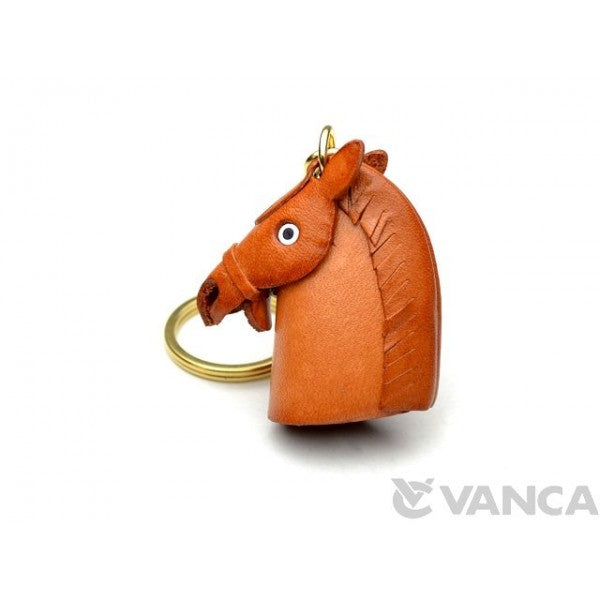 Horse-head Leather Keychain(L)
