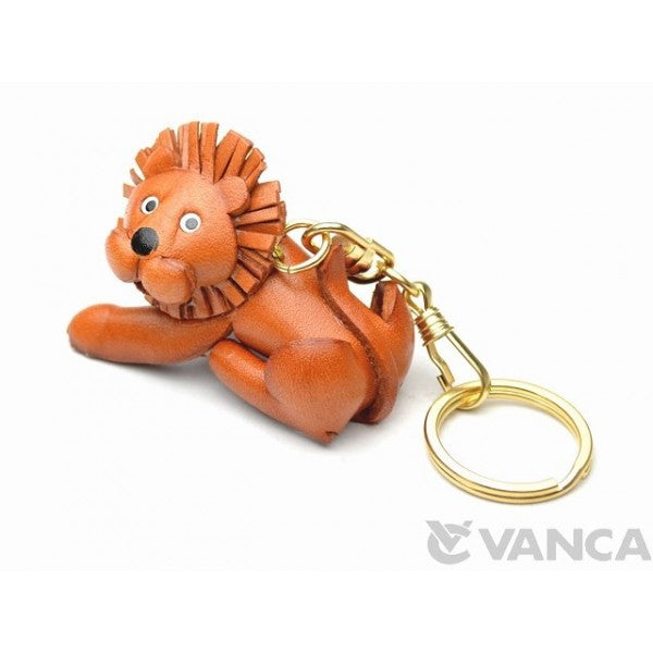 Lion Leather Keychain(L)