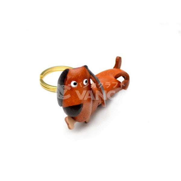 Skinny Dog Leather Keychain(L)