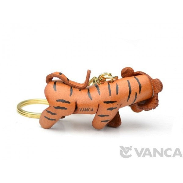 Tiger Leather Keychain(L)