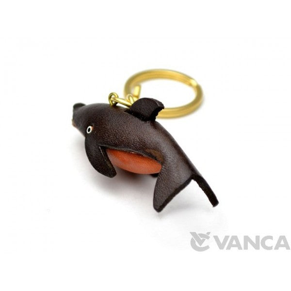 Dolphin Leather Keychain(L)