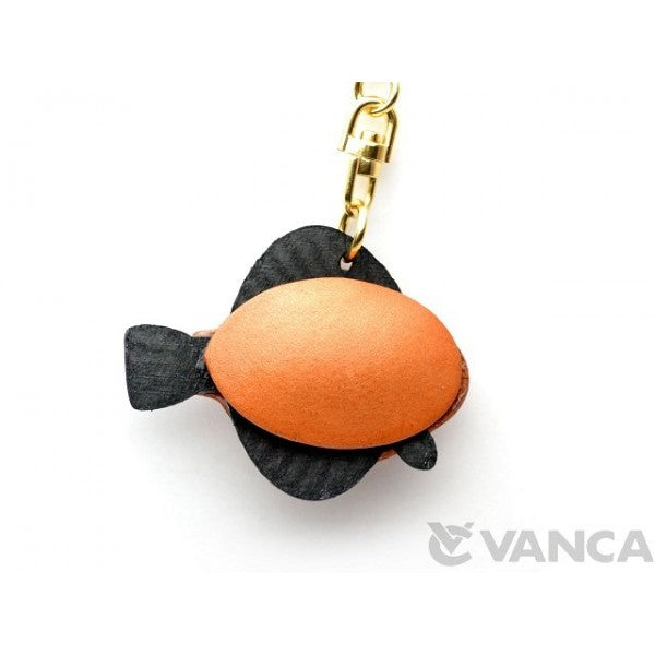 Flatfish Leather Keychain(L)