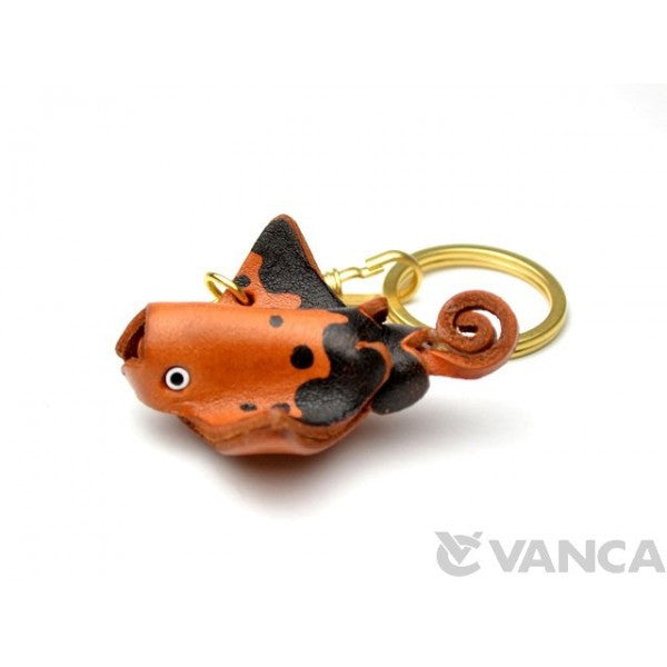 Manta Ray Leather Keychain(L)