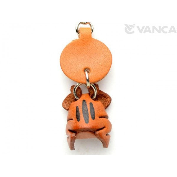 Frog Japanese Leather Keychains Animal