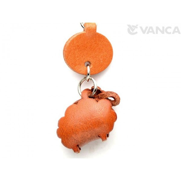 Sheep Japanese Leather Keychains Animal