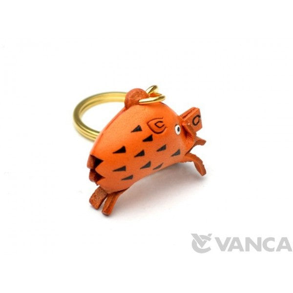 Wild Boar Leather Keychain (Chinese Zodiac)