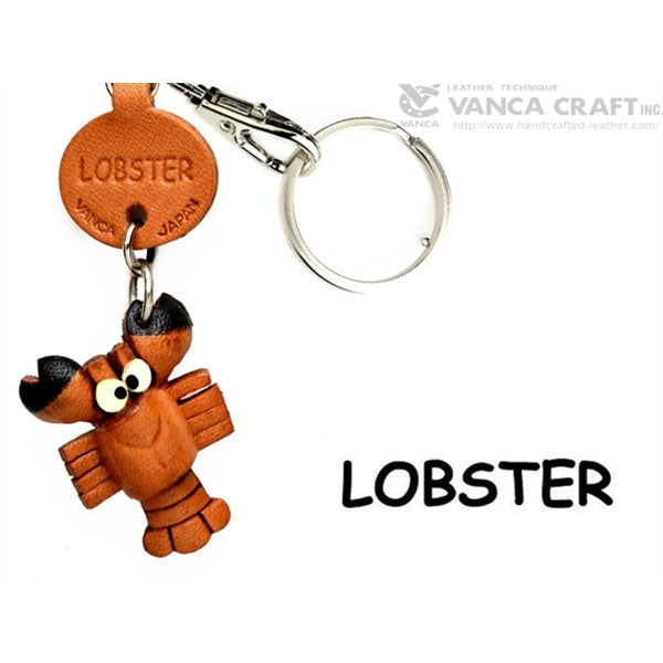 Lobster Japanese Leather Keychains Fish