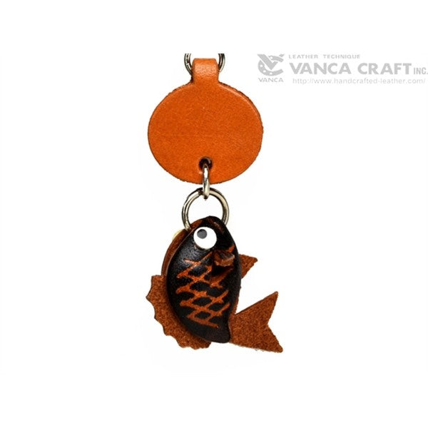 Red Snapper Japanese Leather Keychains Fish
