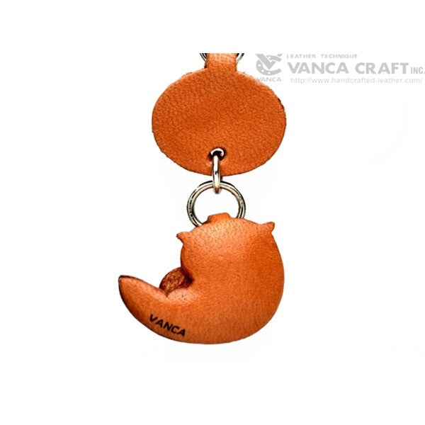 Sea Otter Japanese Leather Keychains Fish
