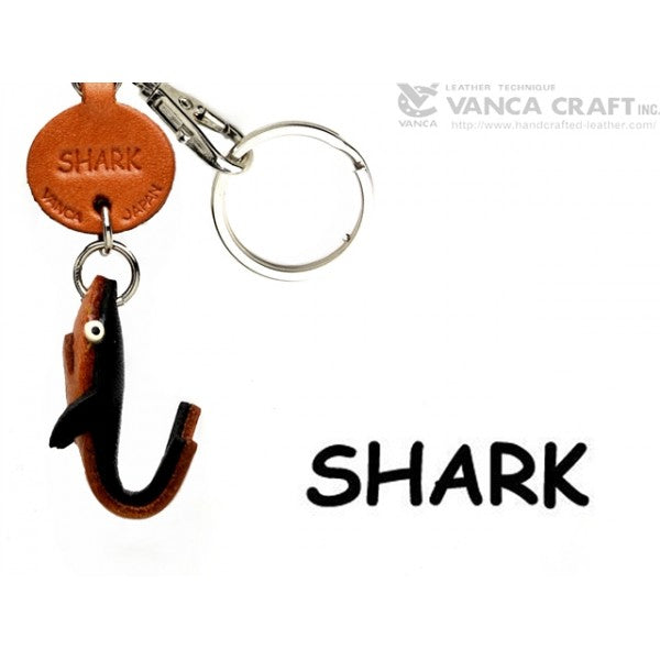 Shark Japanese Leather Keychains Fish
