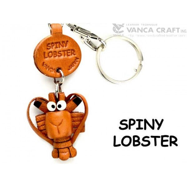 Spiny Lobster Japanese Leather Keychains Fish
