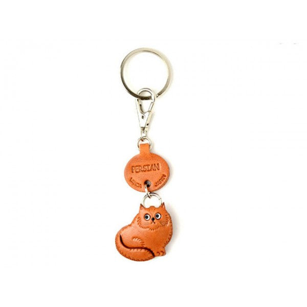 Persian Leather Keychain Cat